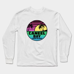 Caneel Bay Virgin Islands Saint John Tropical Beach Surfing Scuba Surf  Vacation Long Sleeve T-Shirt